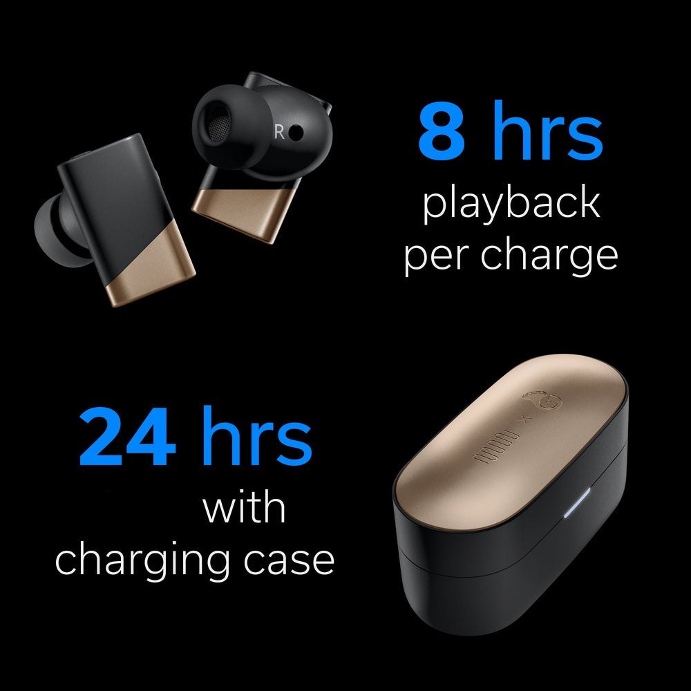 32 hrs total battery life