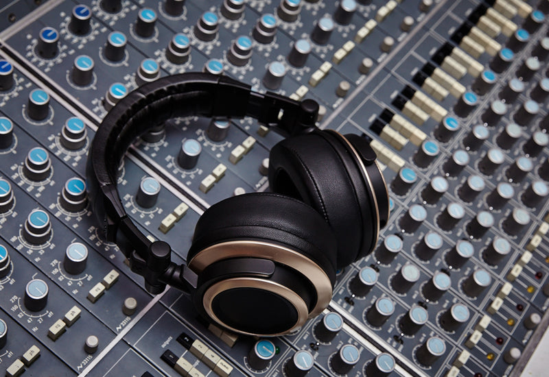 Status Audio CB-1 headphones in music studio